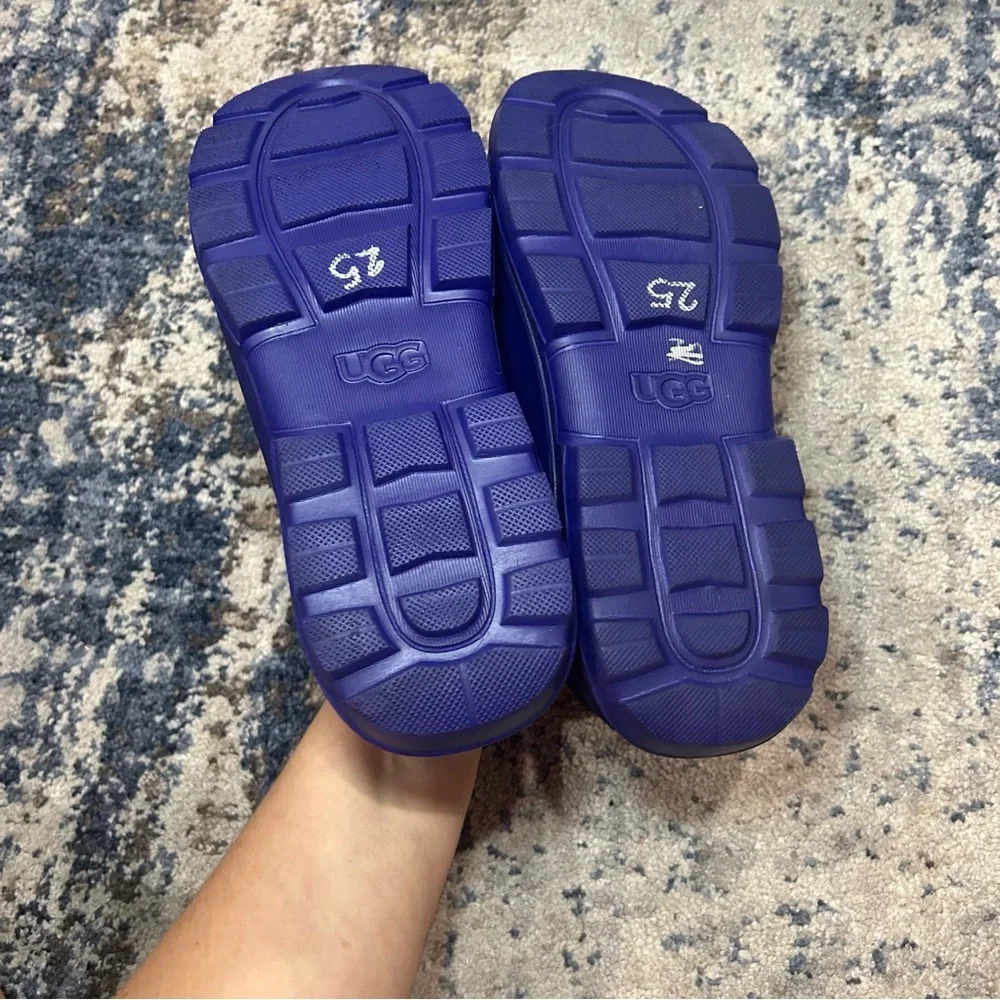 Ugg Navy Blue Tasman X Waterproof Slipper Rain Boots Size 8 - Picture 6 of 8